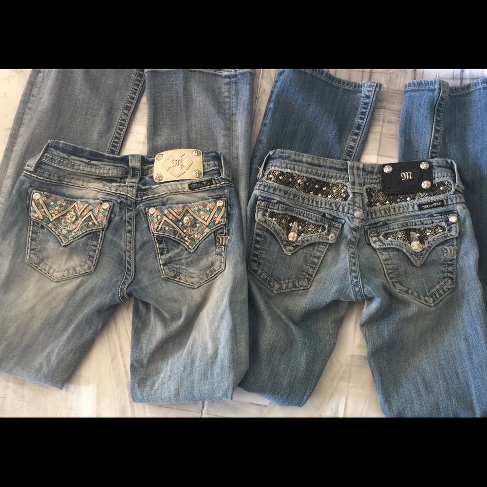 2 prs Miss Me size 24